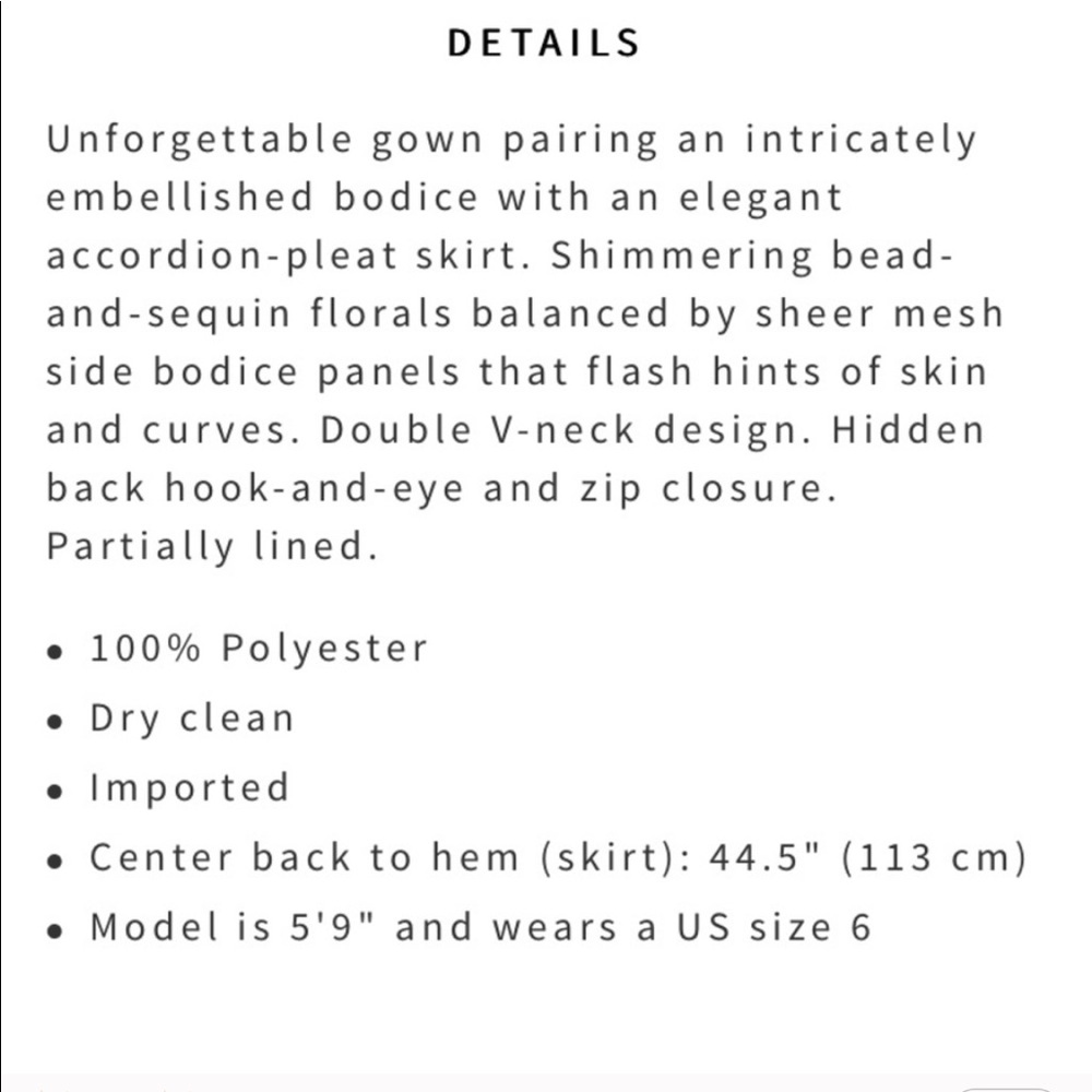 BEBE Georgi Pleated Gown - Picture 8 of 8